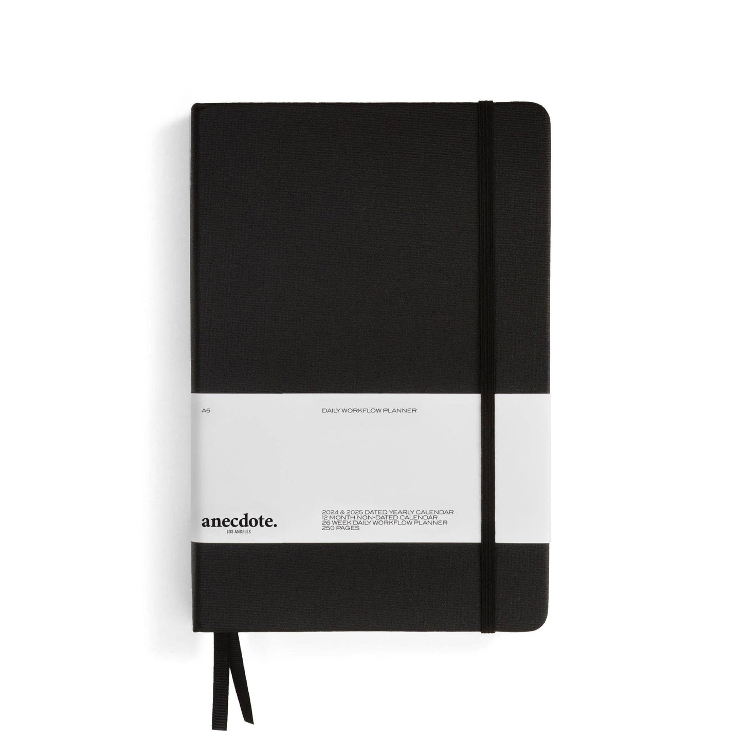 The Daily Planner - Hardcover with Library Buckram Cover: Dutch Blue