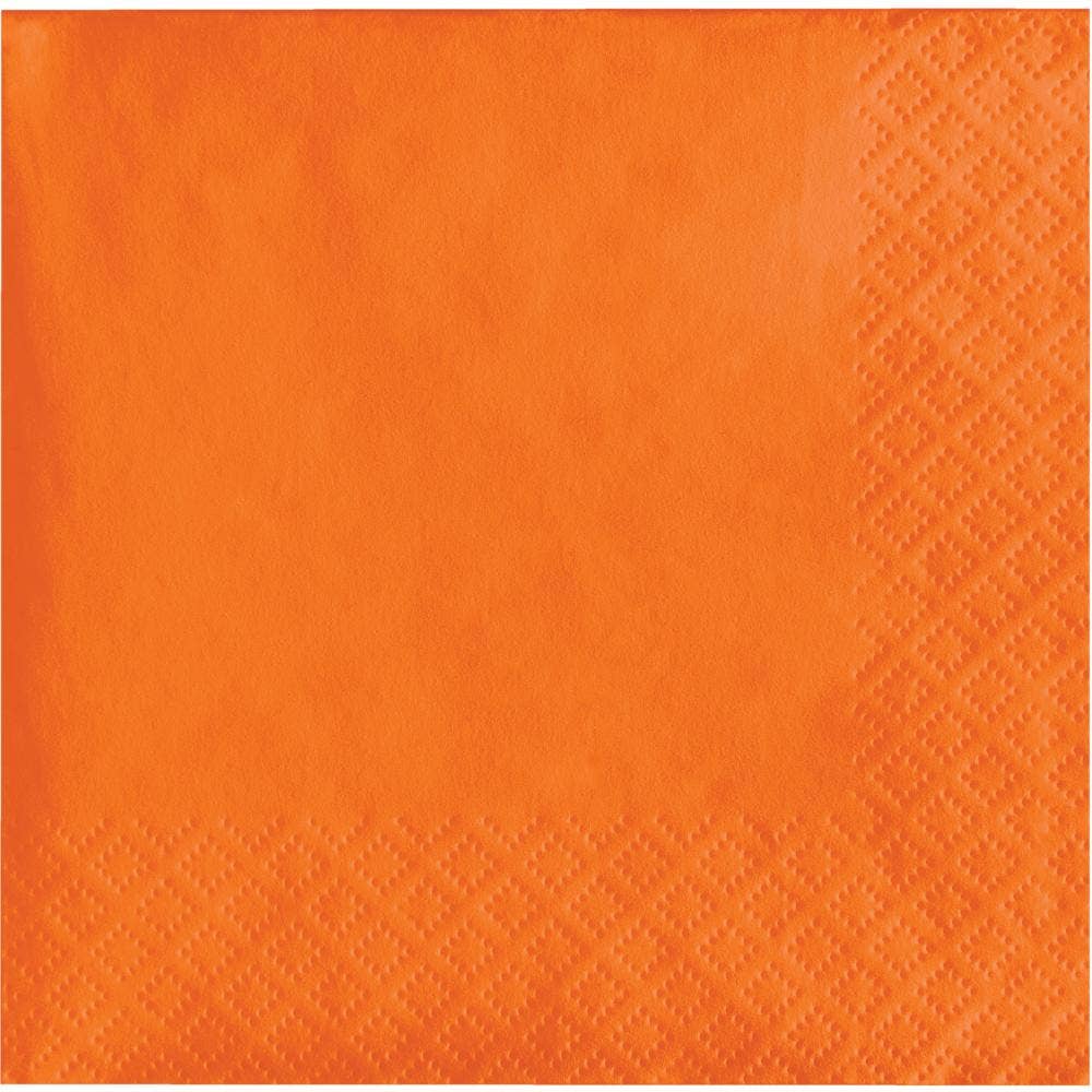 Sunkissed Orange Value Friendly Beverage Napkins, 20/Pkg