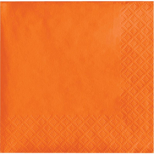 Sunkissed Orange Value Friendly Beverage Napkins, 20/Pkg