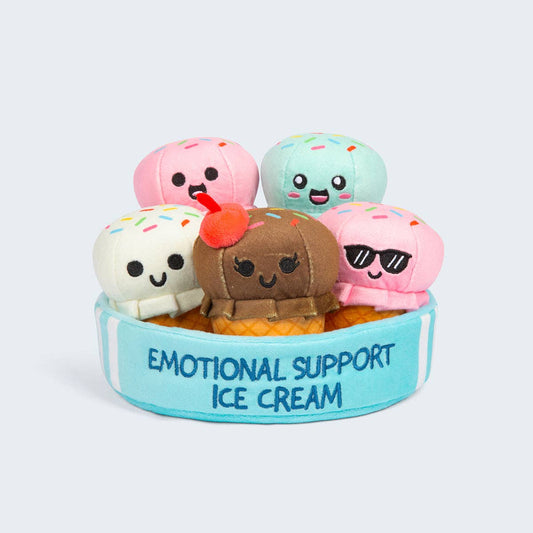 Emotional Support Ice Cream – Set of 5 Ice Cream Cones