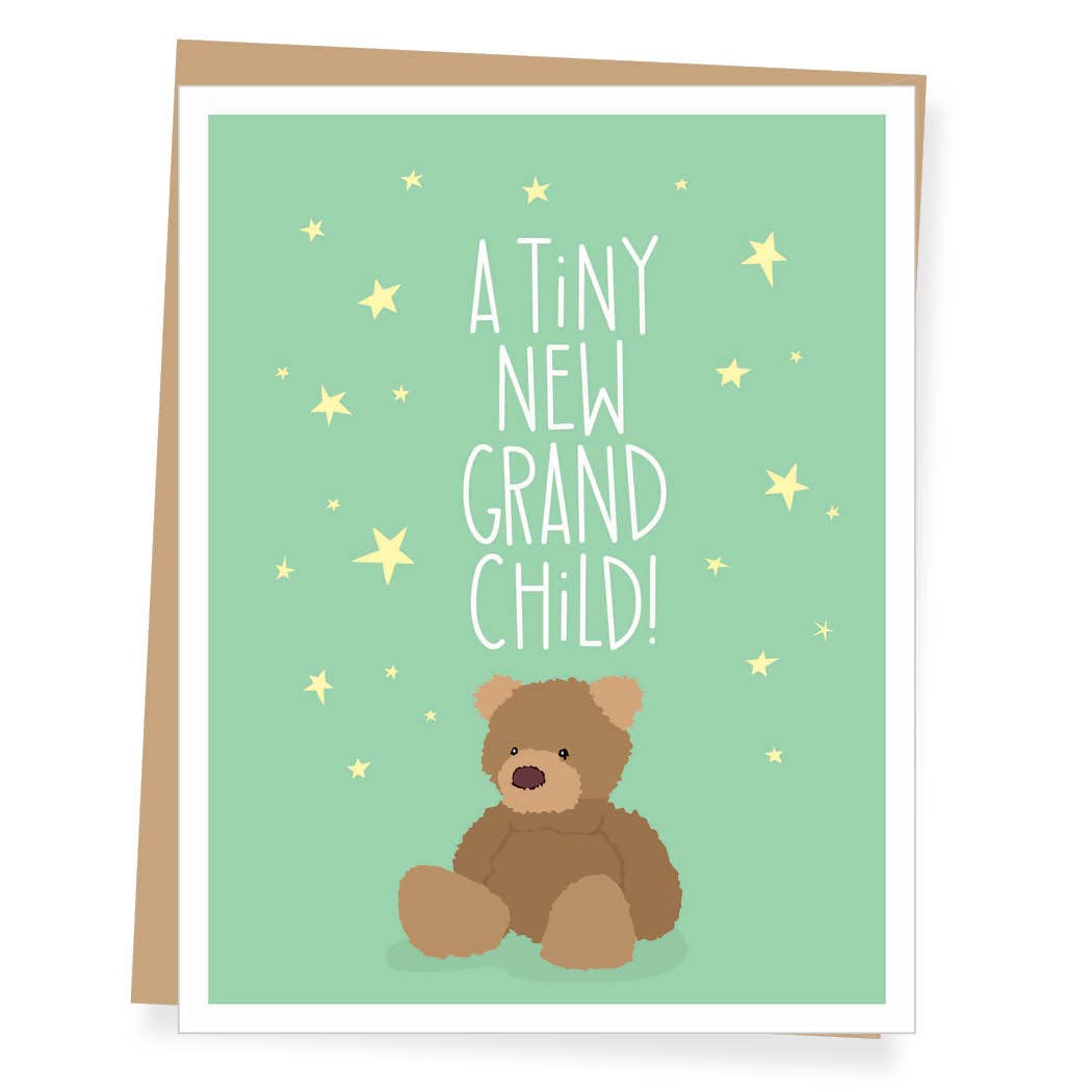 A Tiny New Grand Child Card