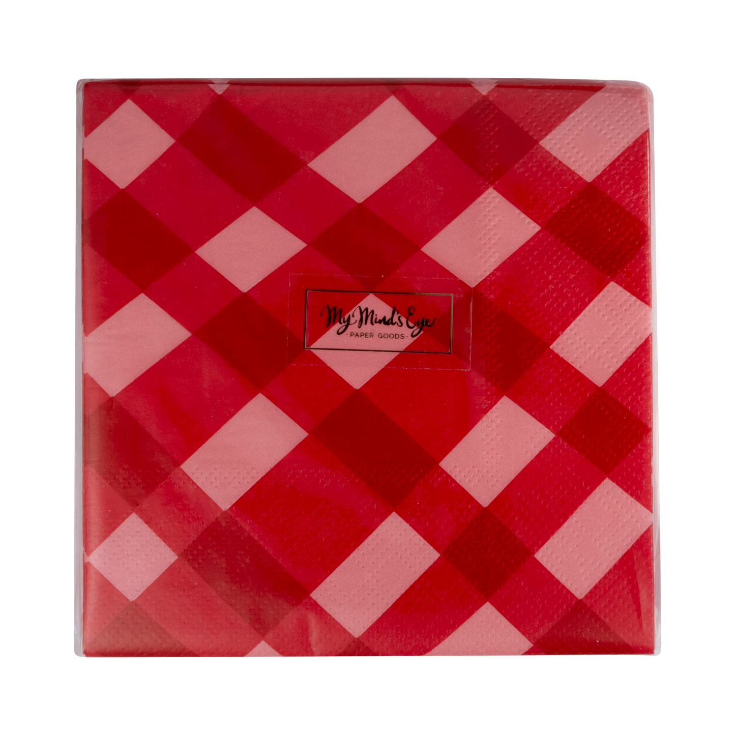 Plaid Cocktail Napkin