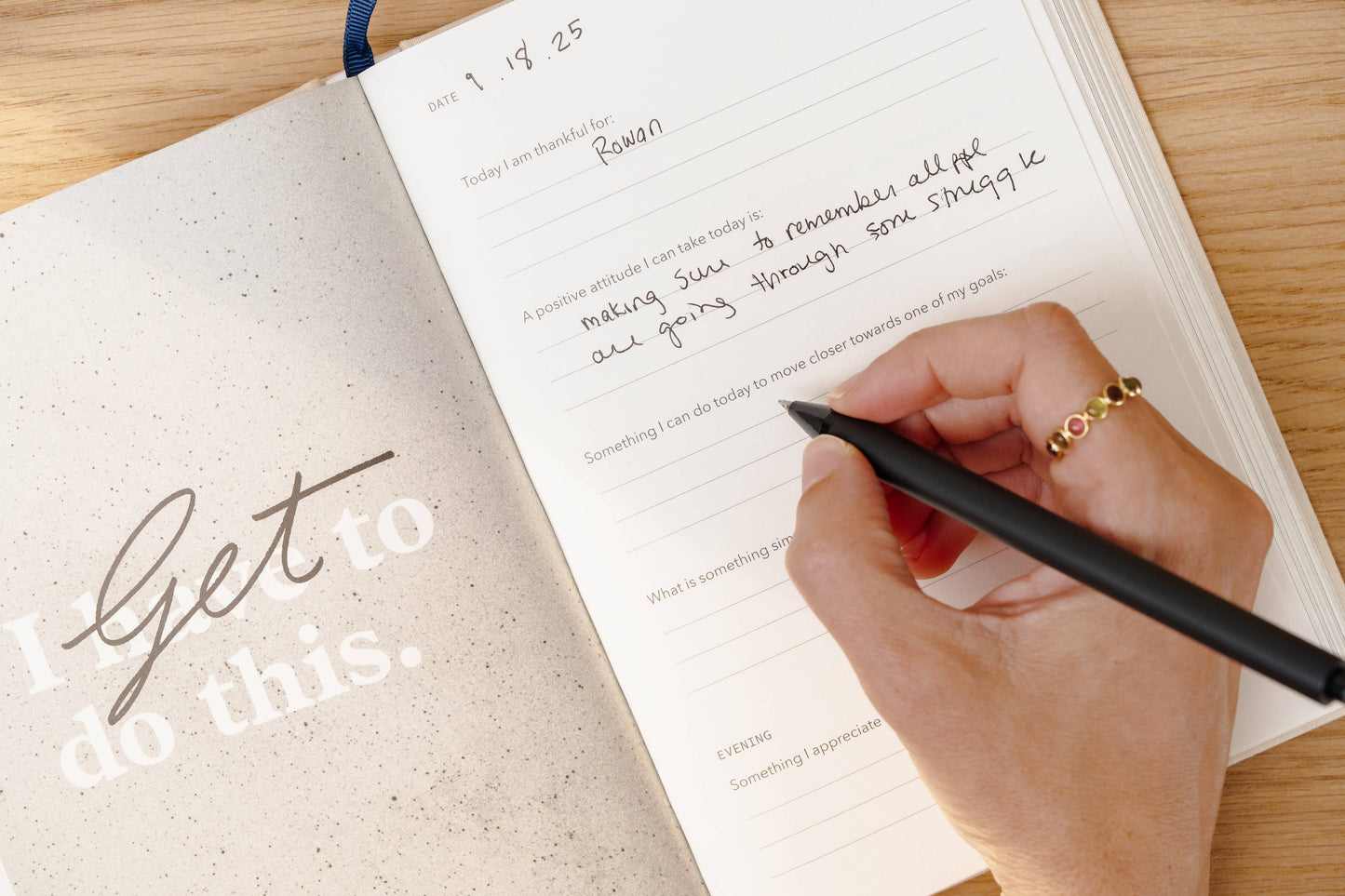 The Good Day Journal | Mindfulness & Gratitude Journal : Ocean Blue