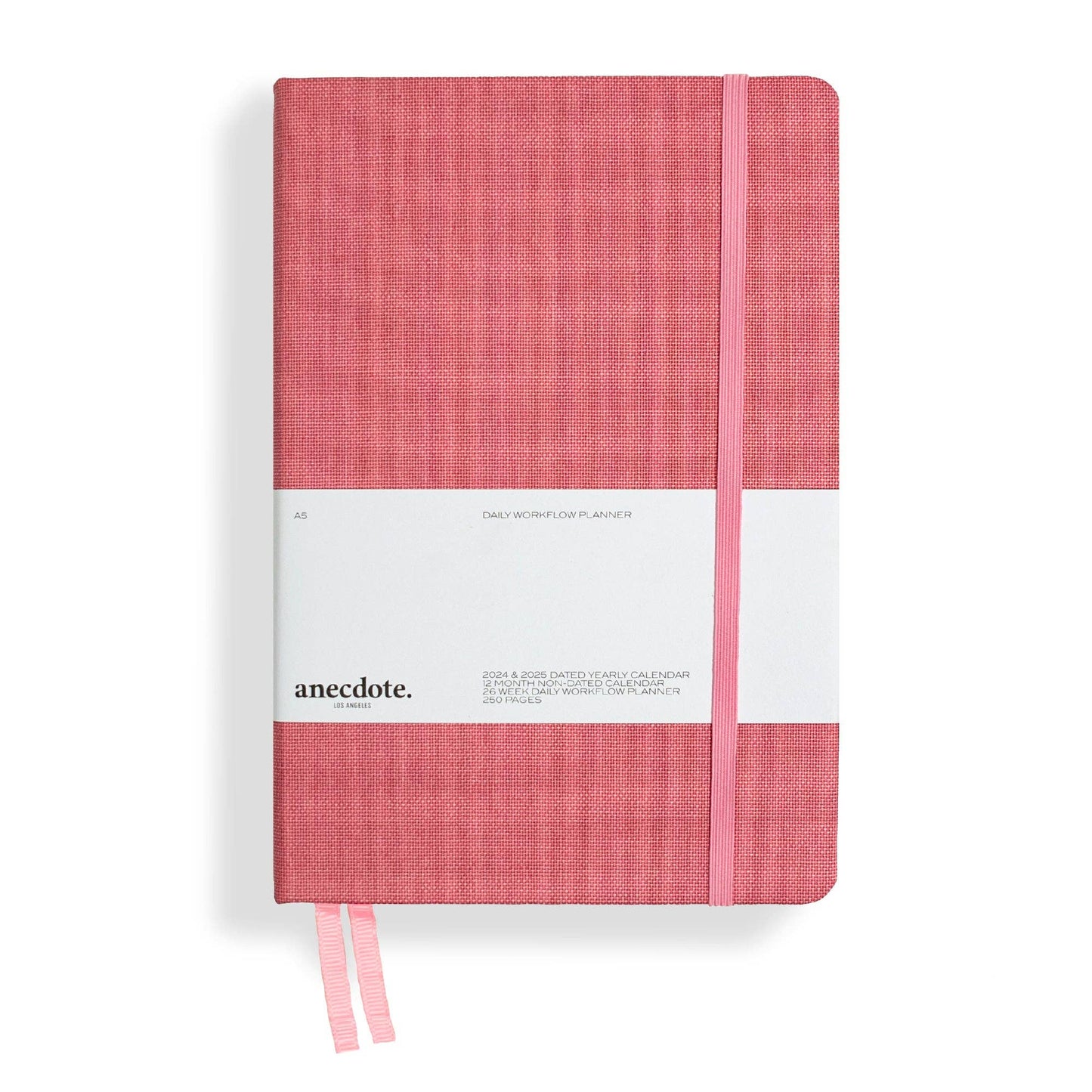 The Daily Planner - Hardcover with Library Buckram Cover: Olive
