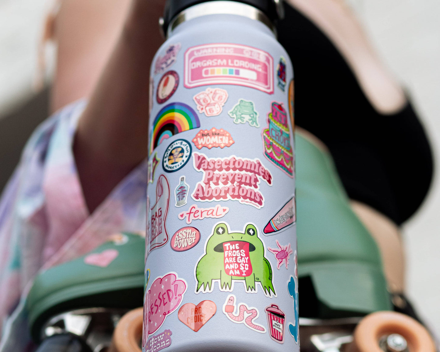 Hydrate or Die Waterproof Vinyl Sticker for Water Bottles