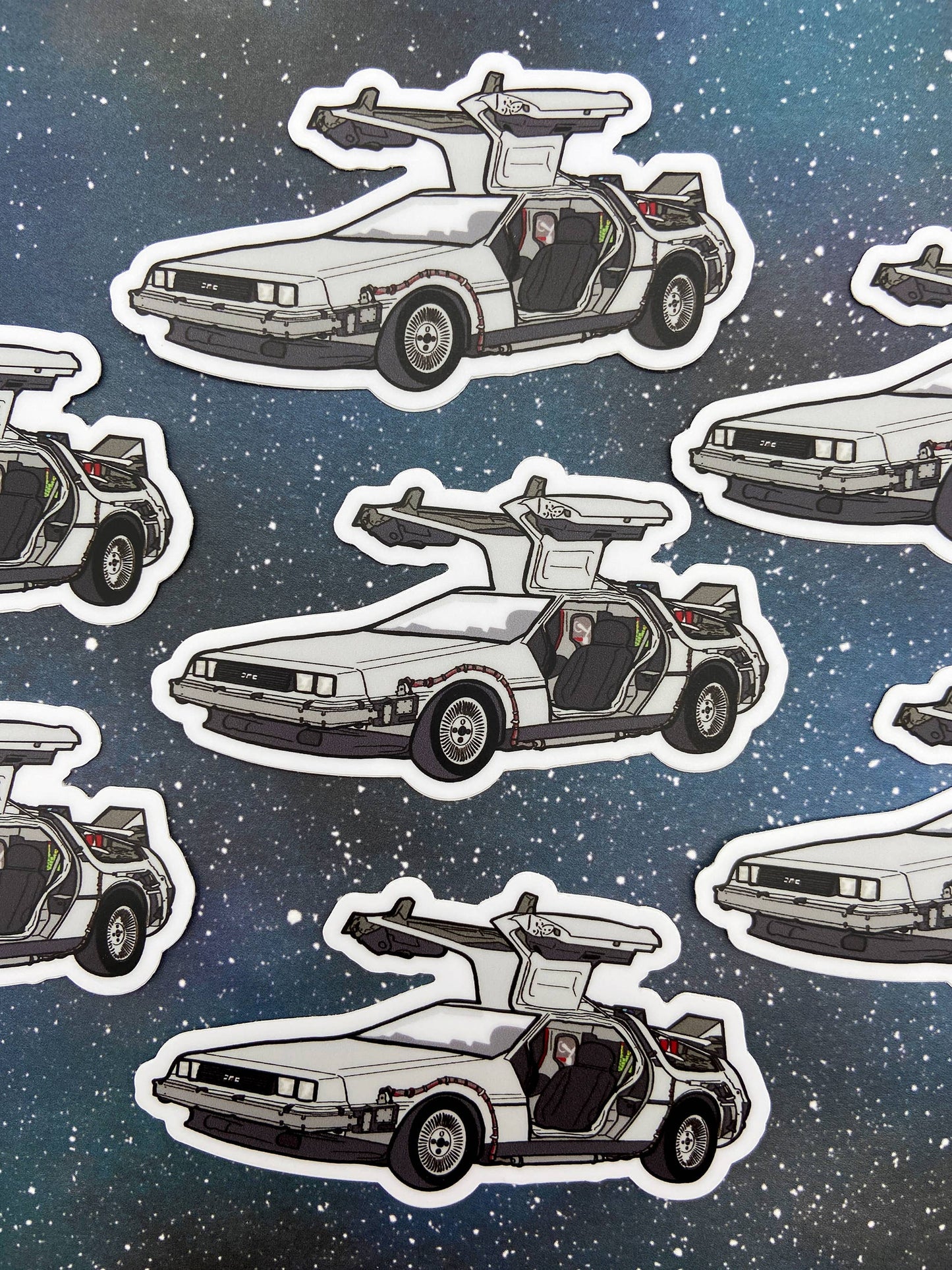 The Delorean - Back To The Future Sticker