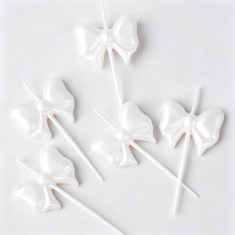 5 Bow Shaped PCS Set: Light Pink / One Size/1Pack/5PCS