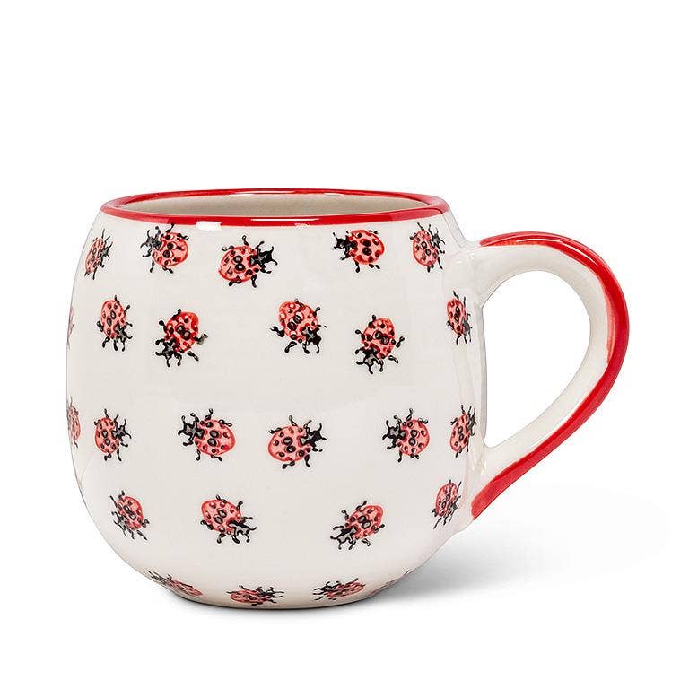 Allover Insect Ball Mug-5"L(16oz): Yellow