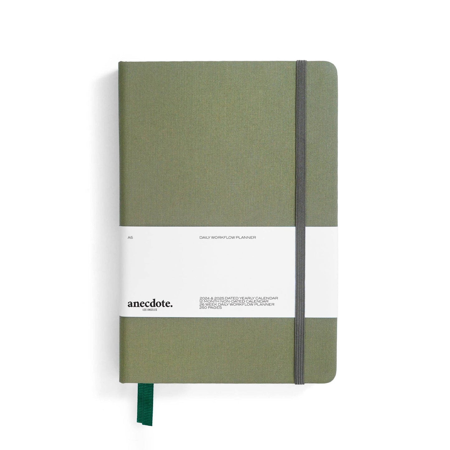 The Daily Planner - Hardcover with Library Buckram Cover: Tie Dye