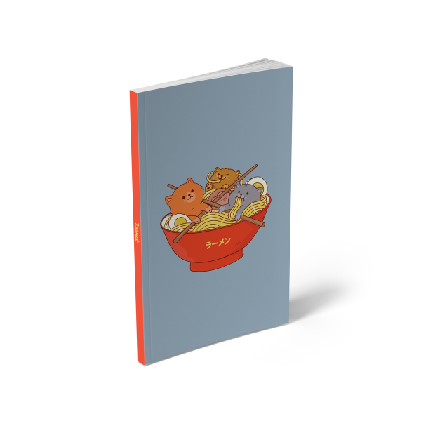Ramen & Cats Soft-Touch Classic Layflat Notebook LFC1136L