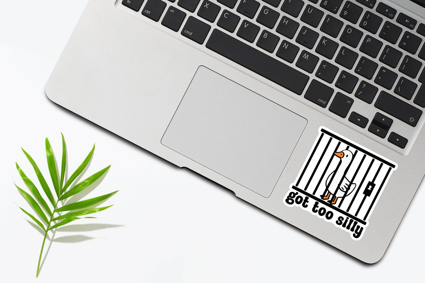 Got Too Silly Goose Sticker: Holographic Vinyl / 3 inch