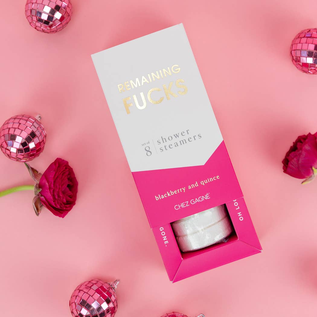 Remaining Fucks - Aromatherapy Shower Steamers - Blackberry Quince - Set of 8