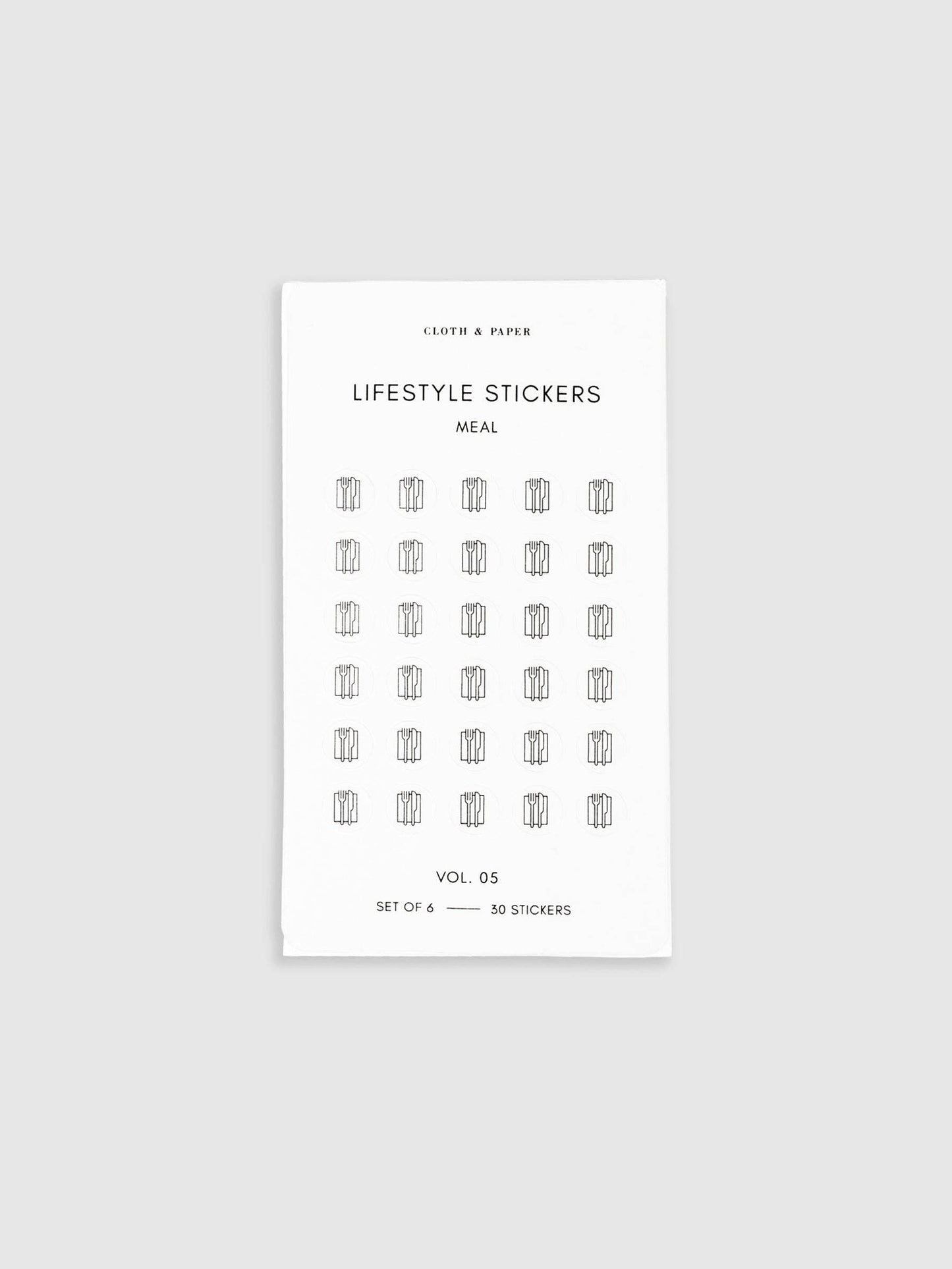 Mini Icon Stickers | Lifestyle: Transparent