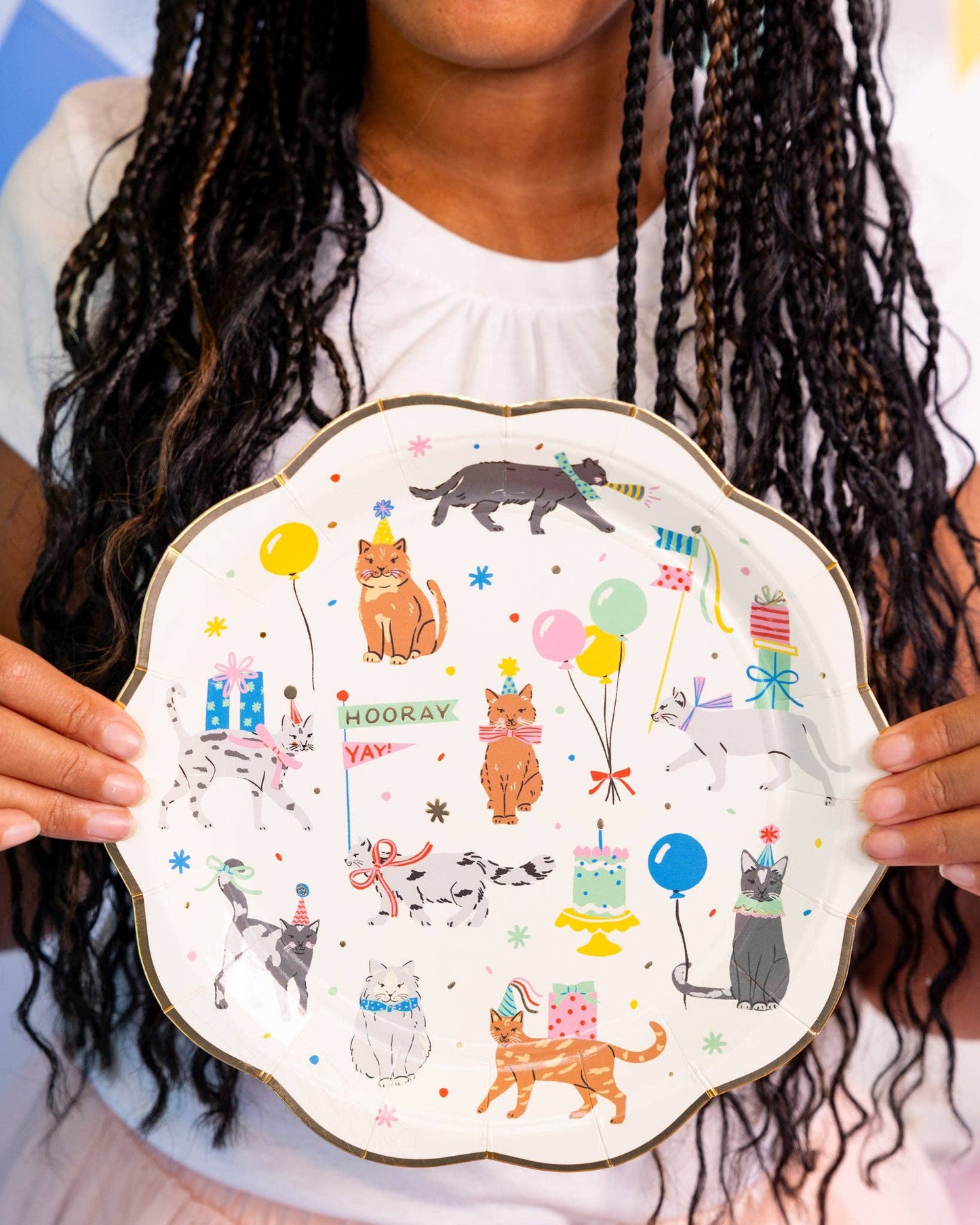 Cat Party Plate