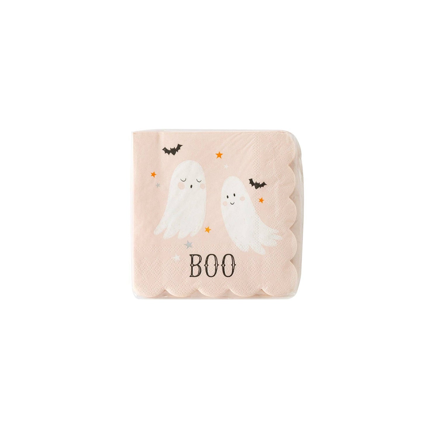 Boo Ghosts Paper Cocktail Napkin