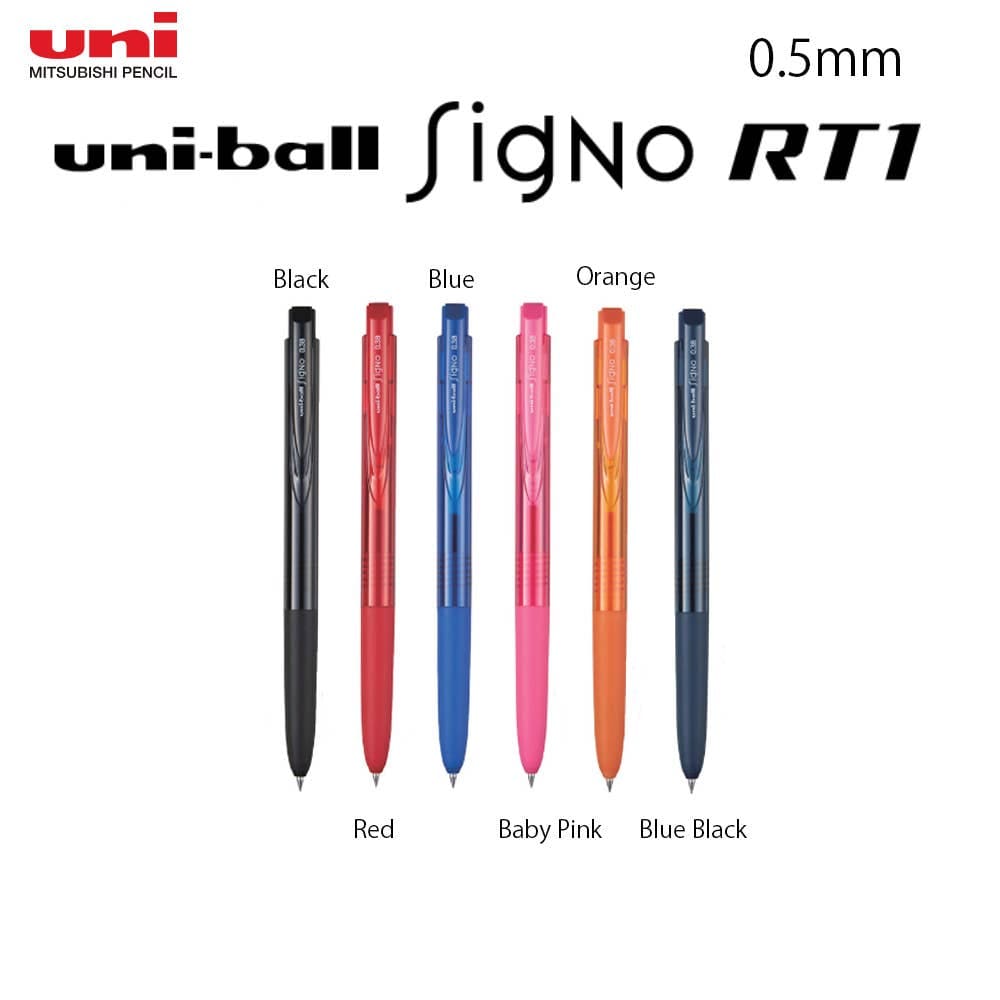 MITSUBISHI UNI BALL SIGNO RT1 PEN ※NOT HANGING PACKAGE: Red / 0.38mm