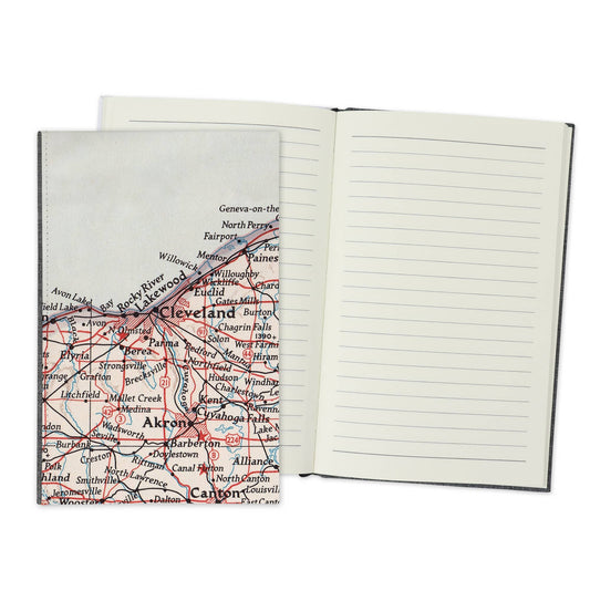 Cleveland Ohio Map Journal Vacation Rental Guestbook