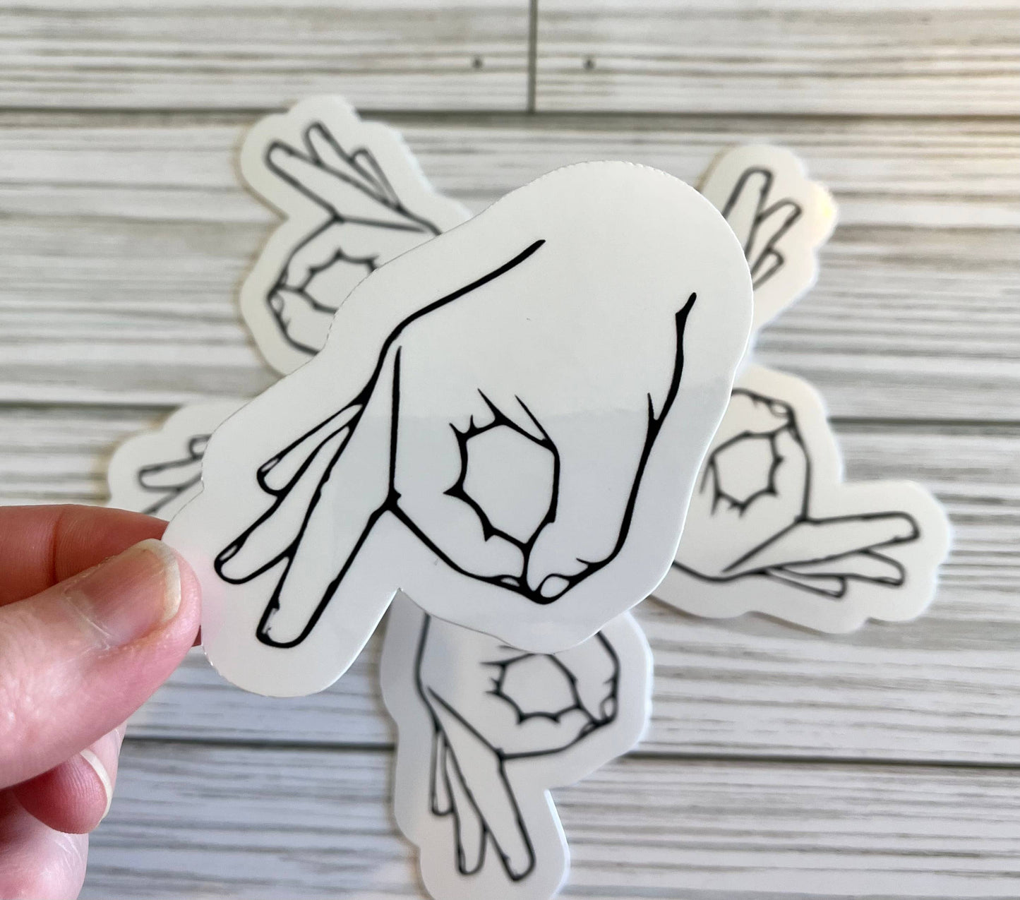 Okay Hand Sign, Vinyl Sticker