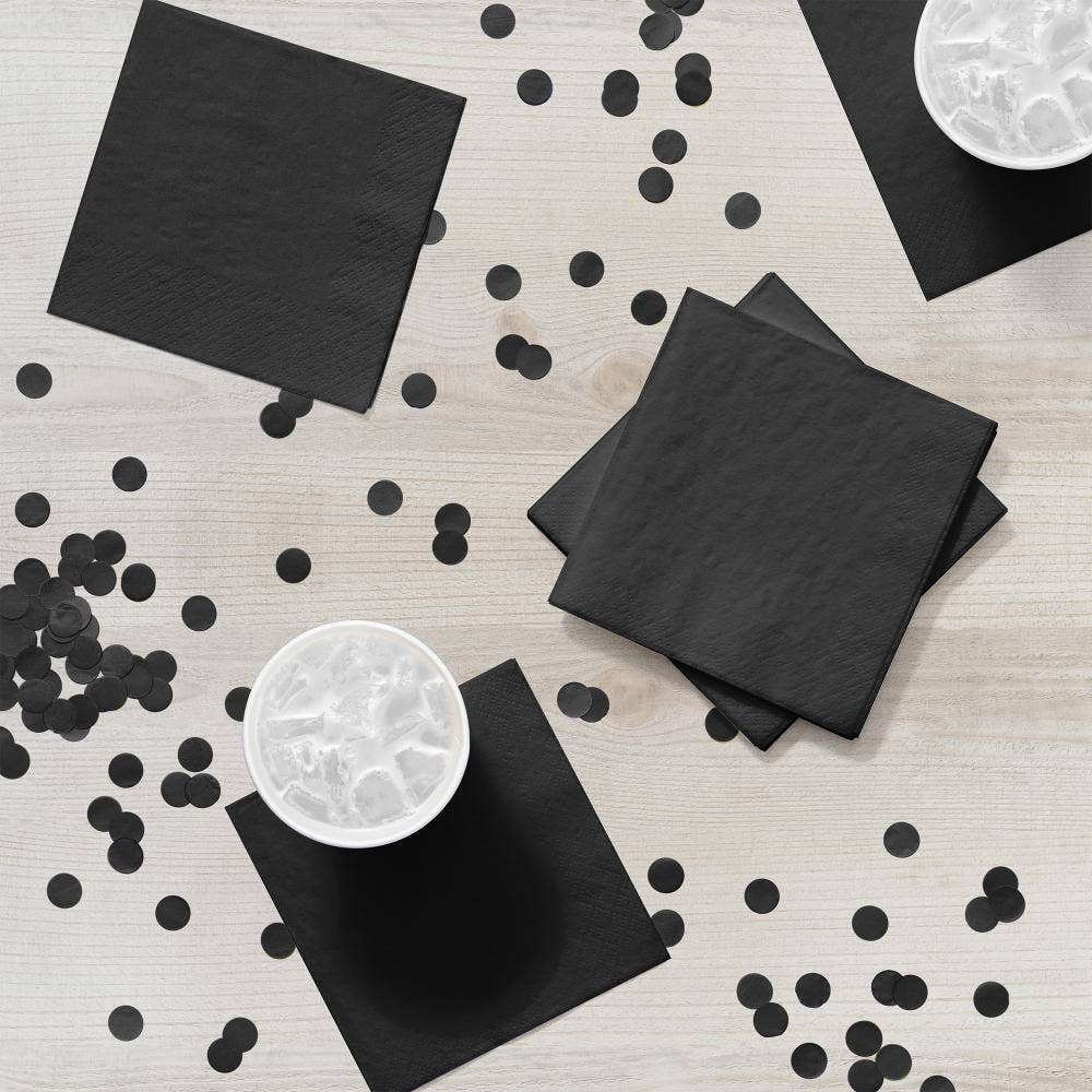 Black Velvet Value Friendly Beverage Napkins, 20/Pkg
