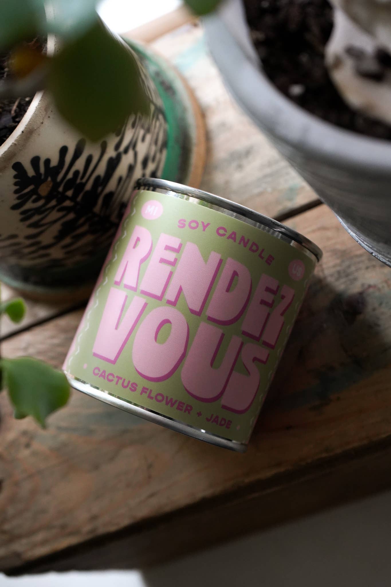 Rendezvous | Cactus Flower + Jade 8oz Soy Candle