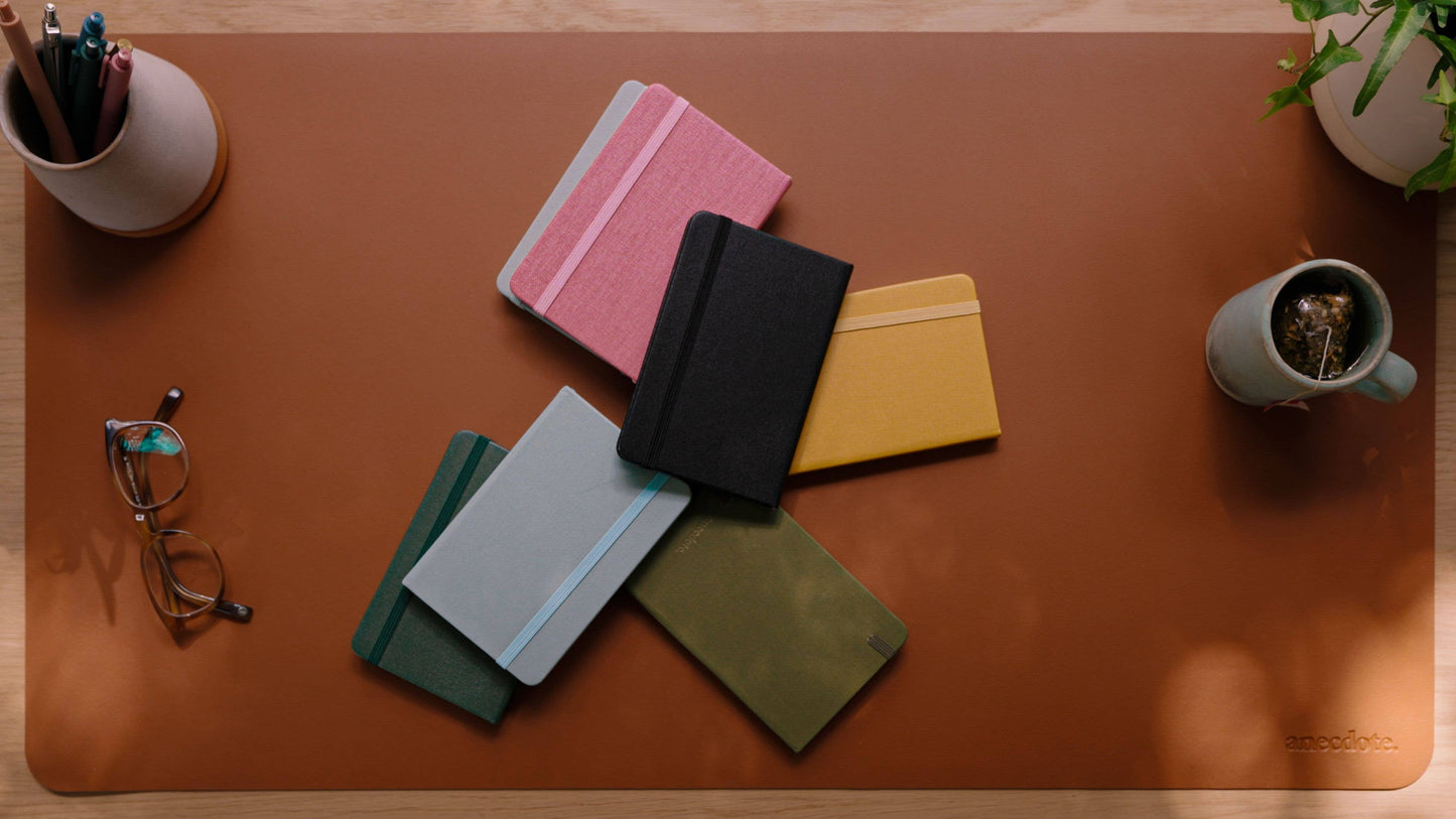 Pocket Notebook | Small Lined Journal | 7 Colors : Evergreen