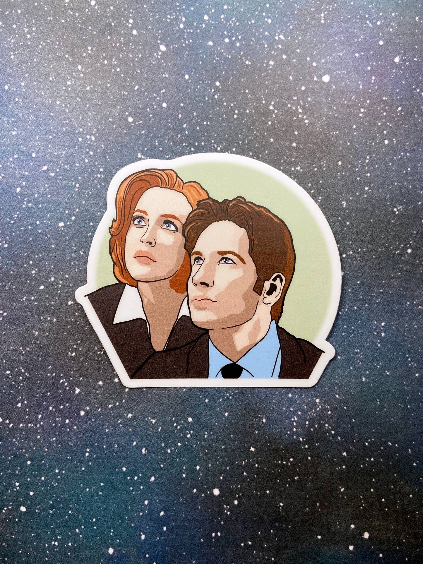 X-Files - Scully and Mulder Sticker