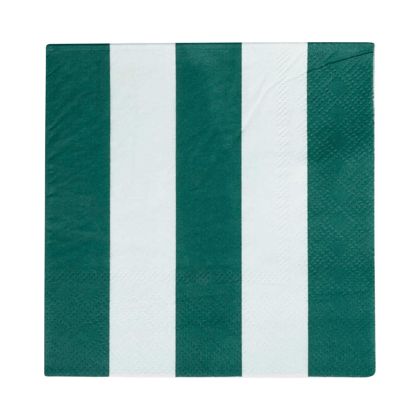 Red and Pink / Green and Mint Striped Cocktail Napkin Set