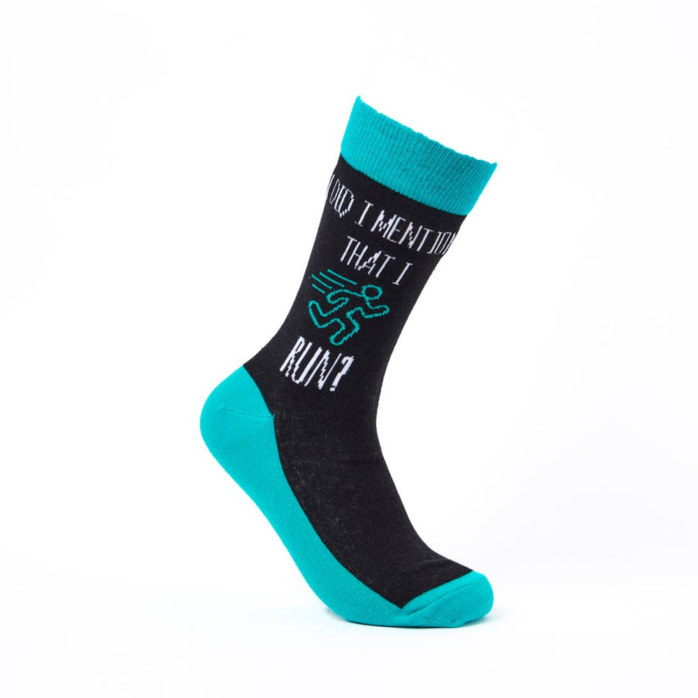 Unisex Did I Mention I Run? Socks : 6 - 11