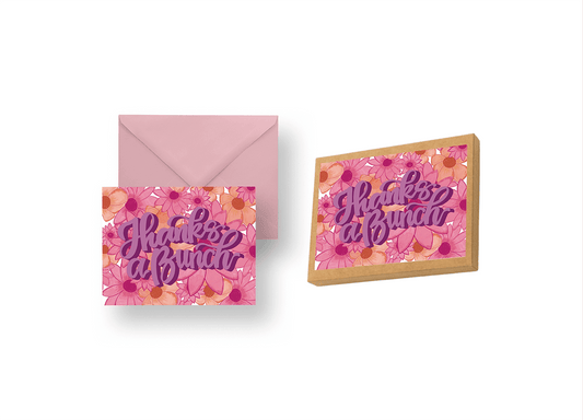 Thanks a Bunch | pretty, cute thank you card set