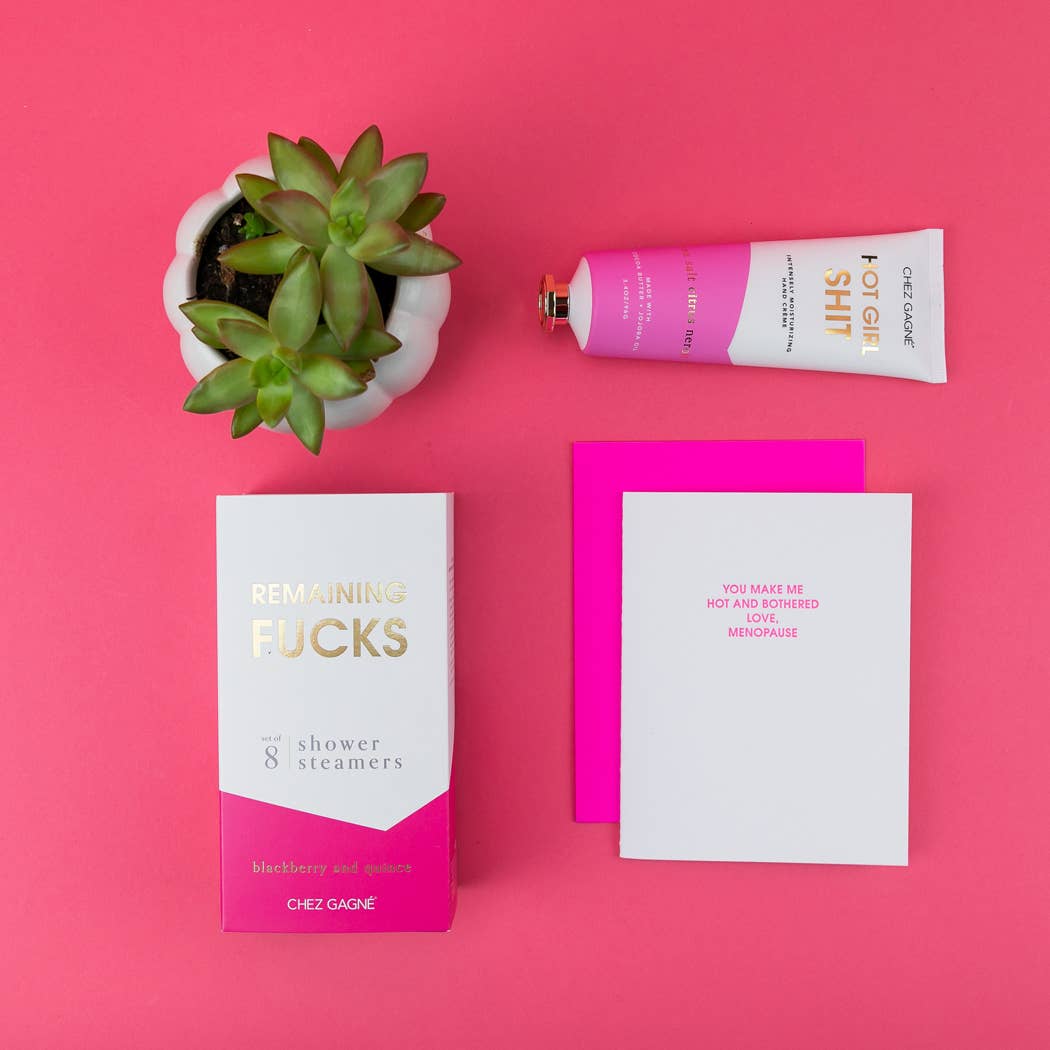 Remaining Fucks - Aromatherapy Shower Steamers - Blackberry Quince - Set of 8