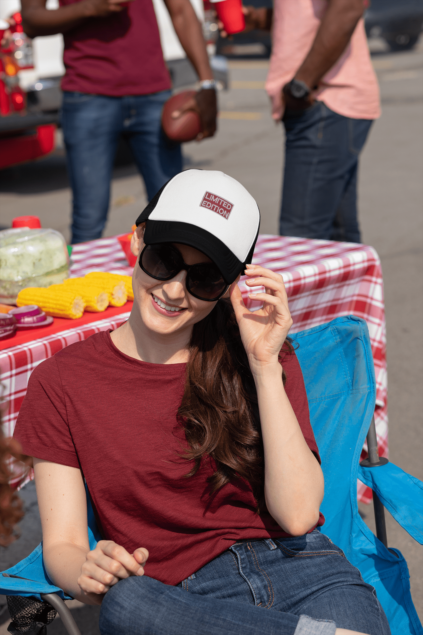 Limited Edition, Red, Embroidered Iron on Patch