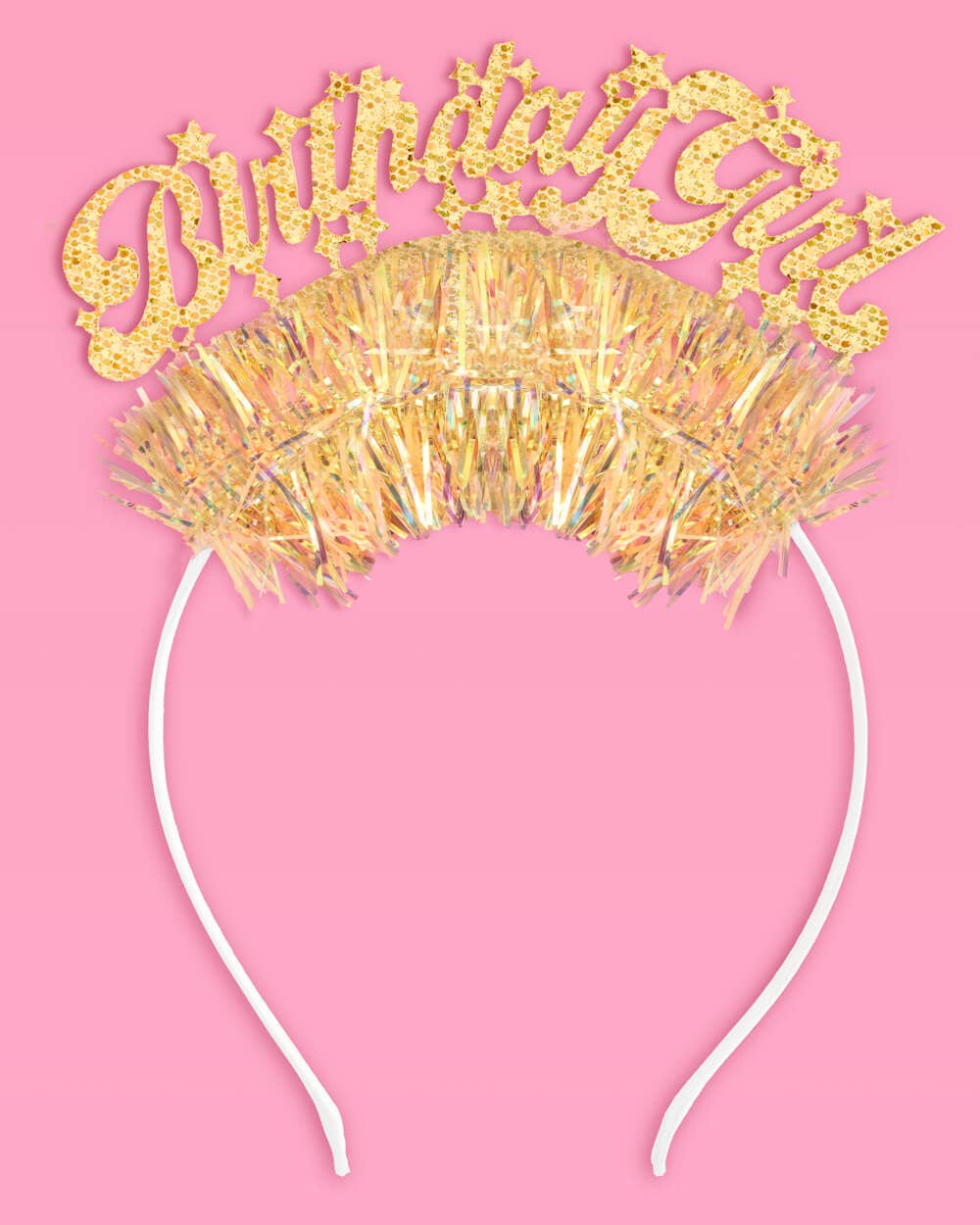 Golden Girl Birthday Headband - birthday party, accessory