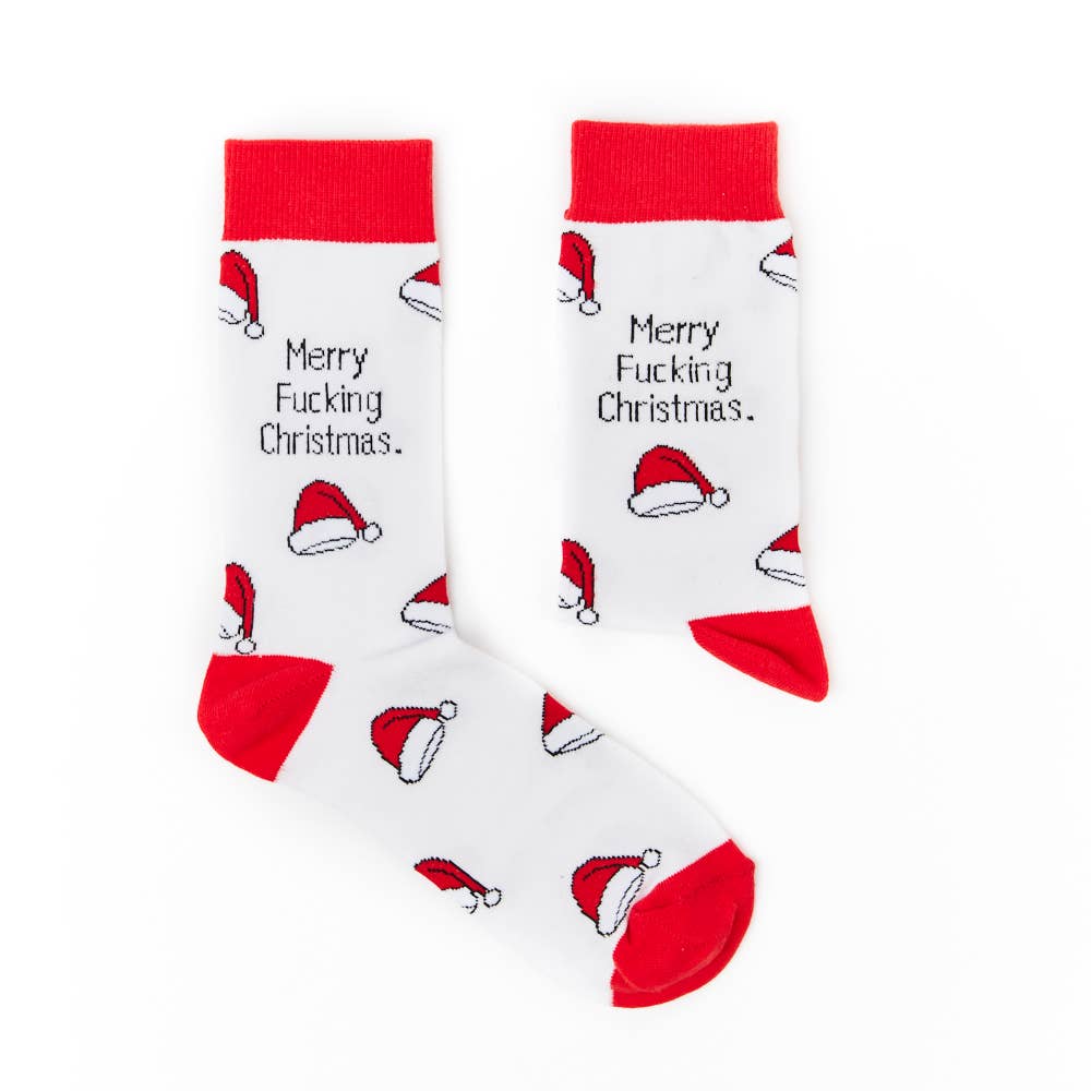 Unisex Merry Fucking Christmas Socks