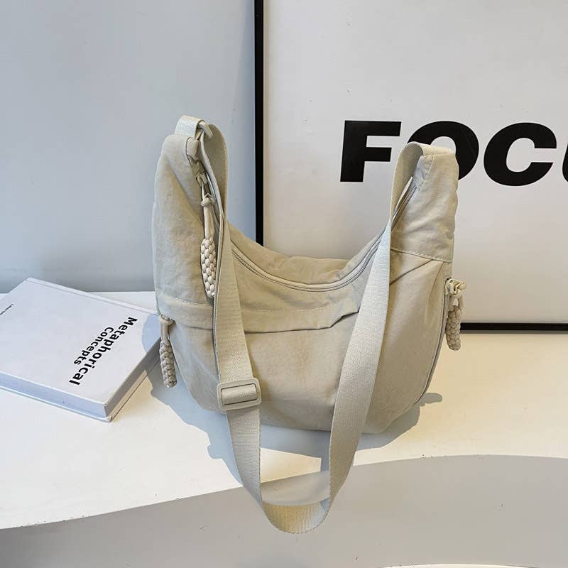 Shoulder Bag & Crossbody Bag for Women Premium Carryall: Grey