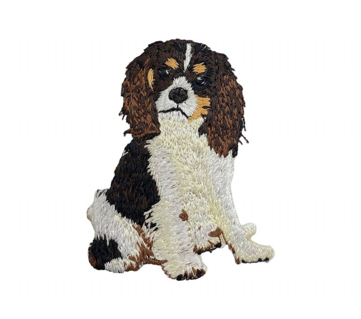 Cavalier King Charles Spaniel Puppy Dog Iron on Patch