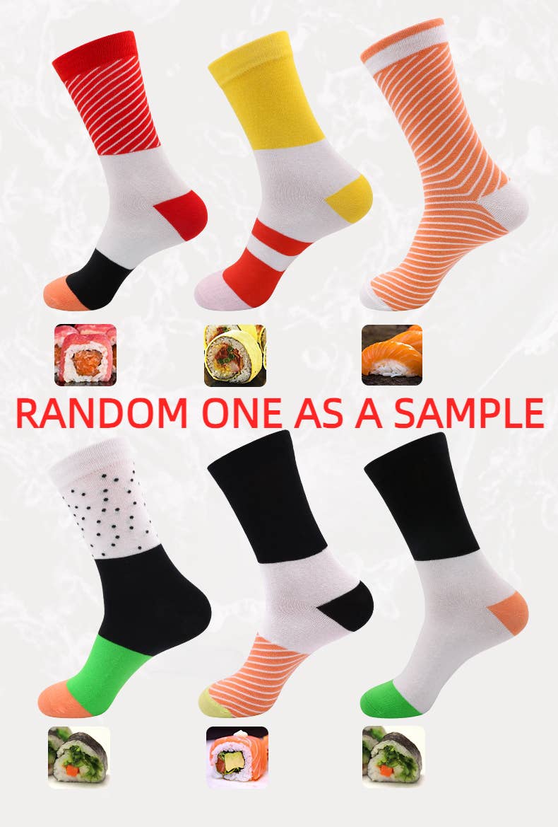 Foodie - Sushi Socks Pack: 3pairs