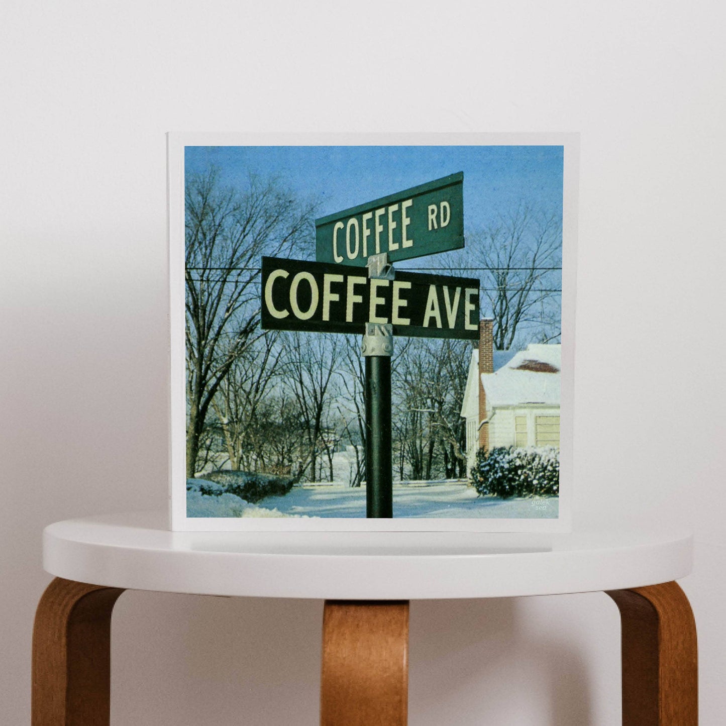 Where Coffee Meets Coffee Print