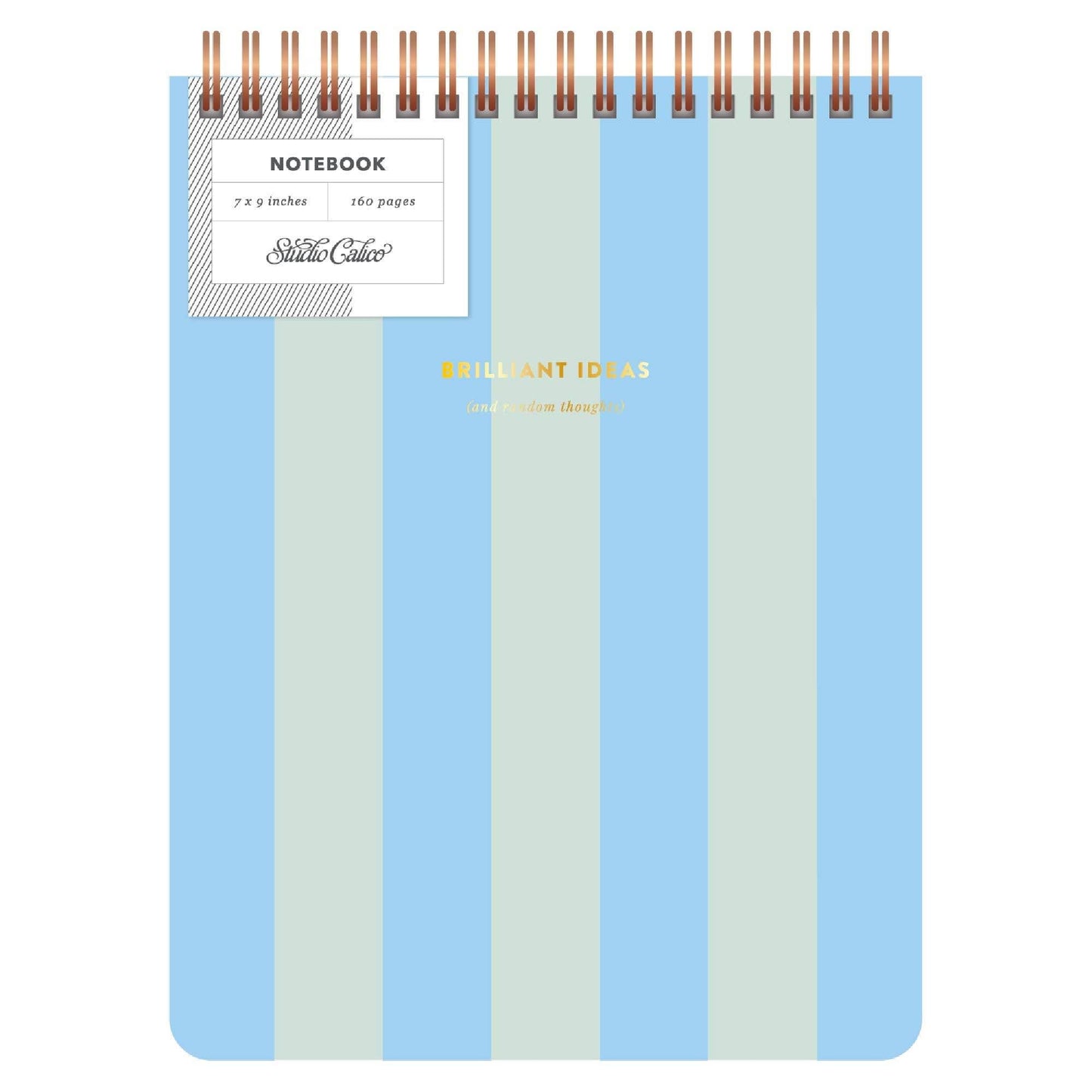 Brilliant Ideas Top Spiral 7x9 Notebook