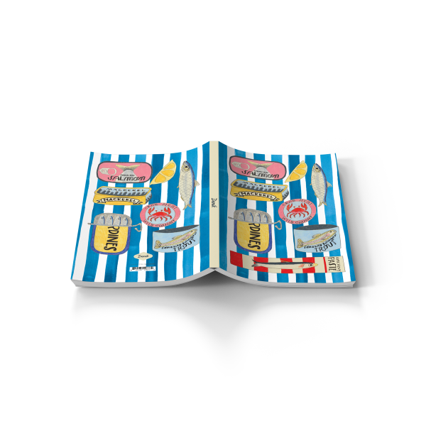 Tinned Fish Soft Touch Classic Layflat Notebook LFC2207L