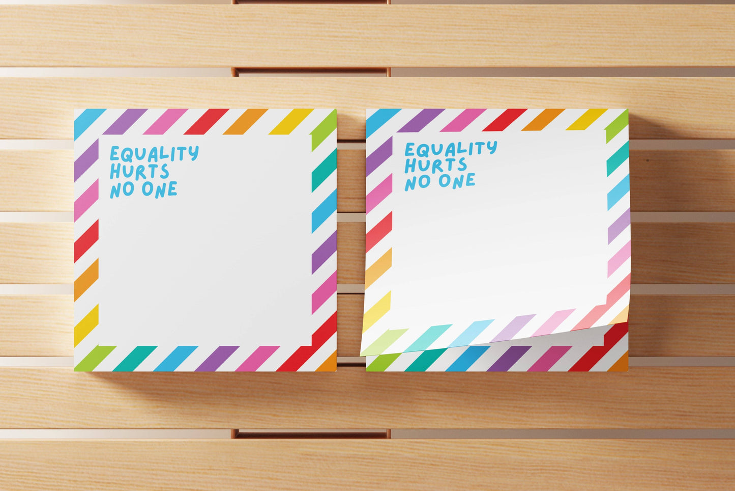 Equality Hurts No One Sticky Notes – Pride Gift