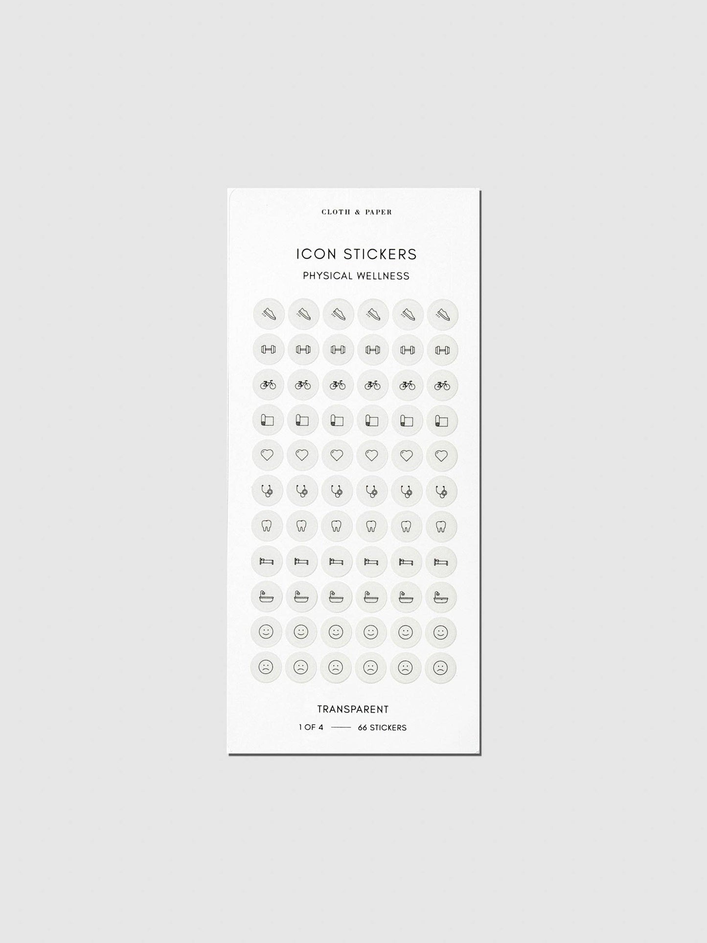 Healthy Planning Sticker Set: Healthy Planning Sticker Set