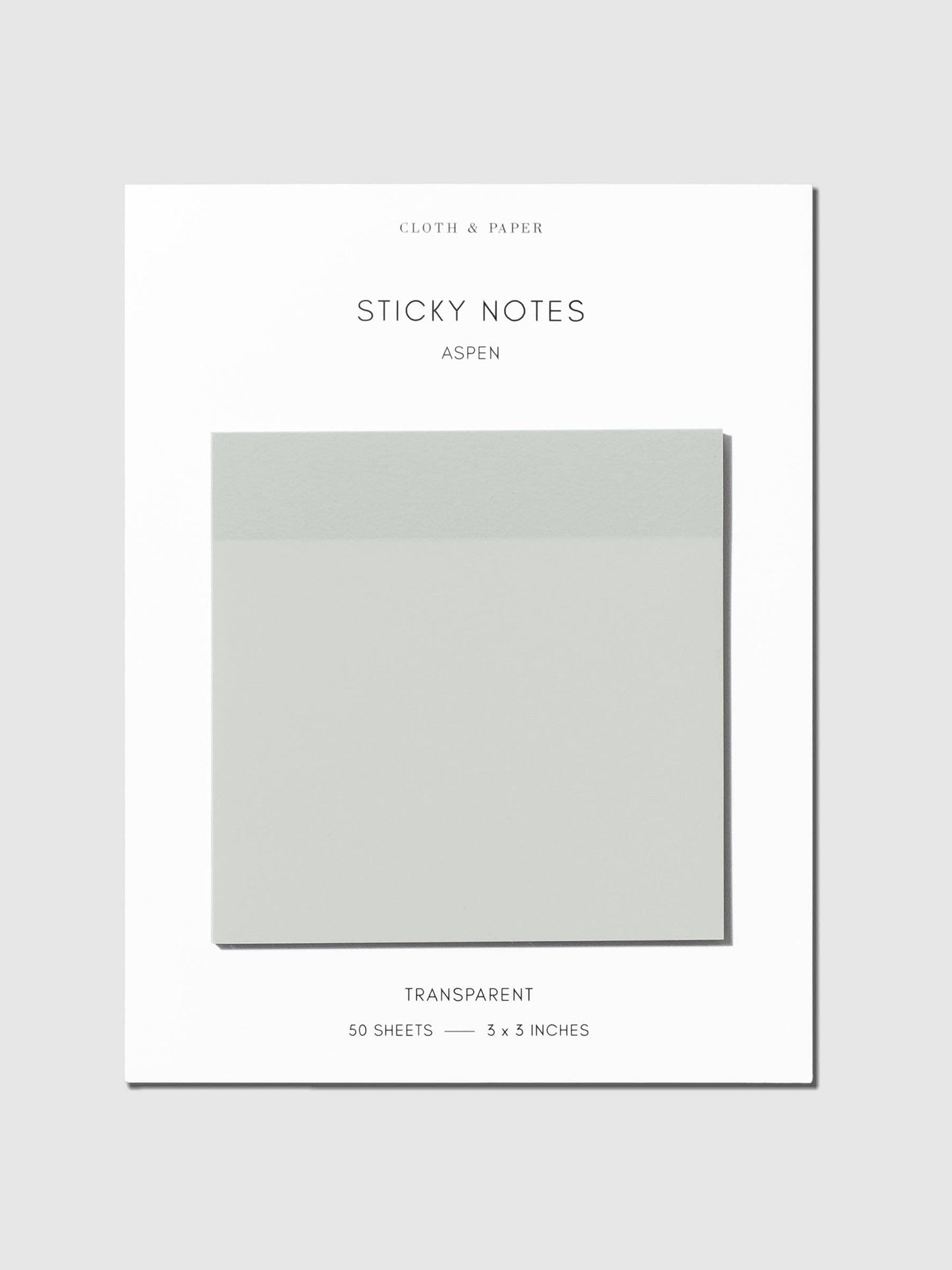 Transparent Sticky Notes: Cotton