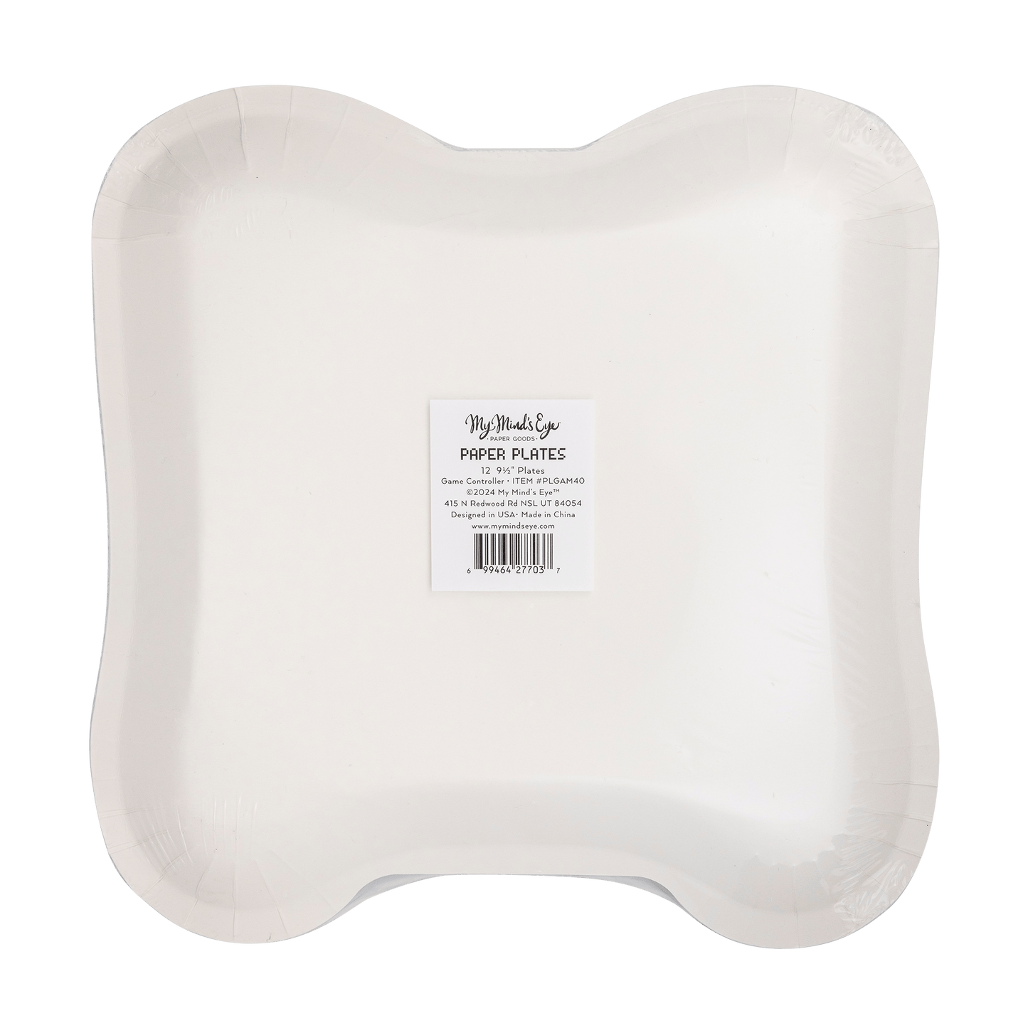 Game Controller Paper Plate