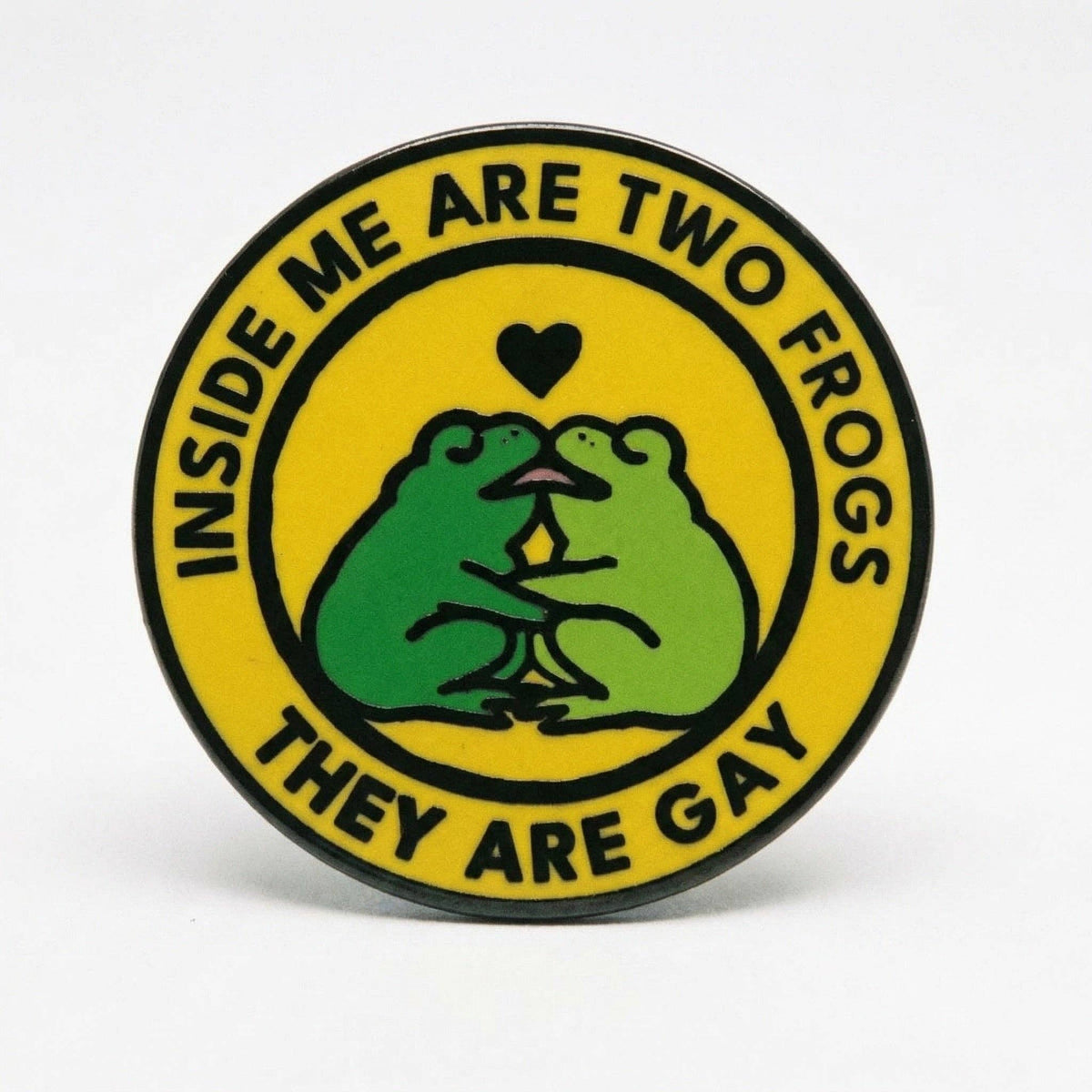 Two Gay Frogs Pin