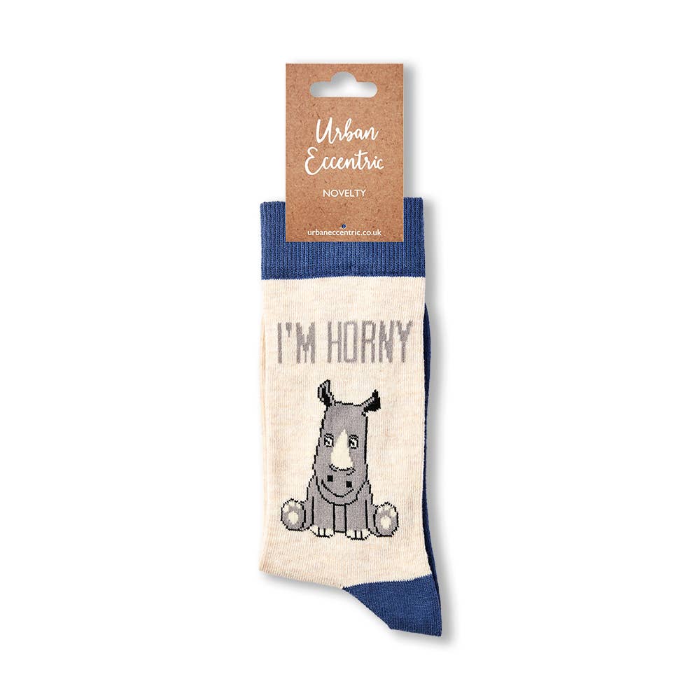 Unisex I'm Horny Socks: 6 - 11