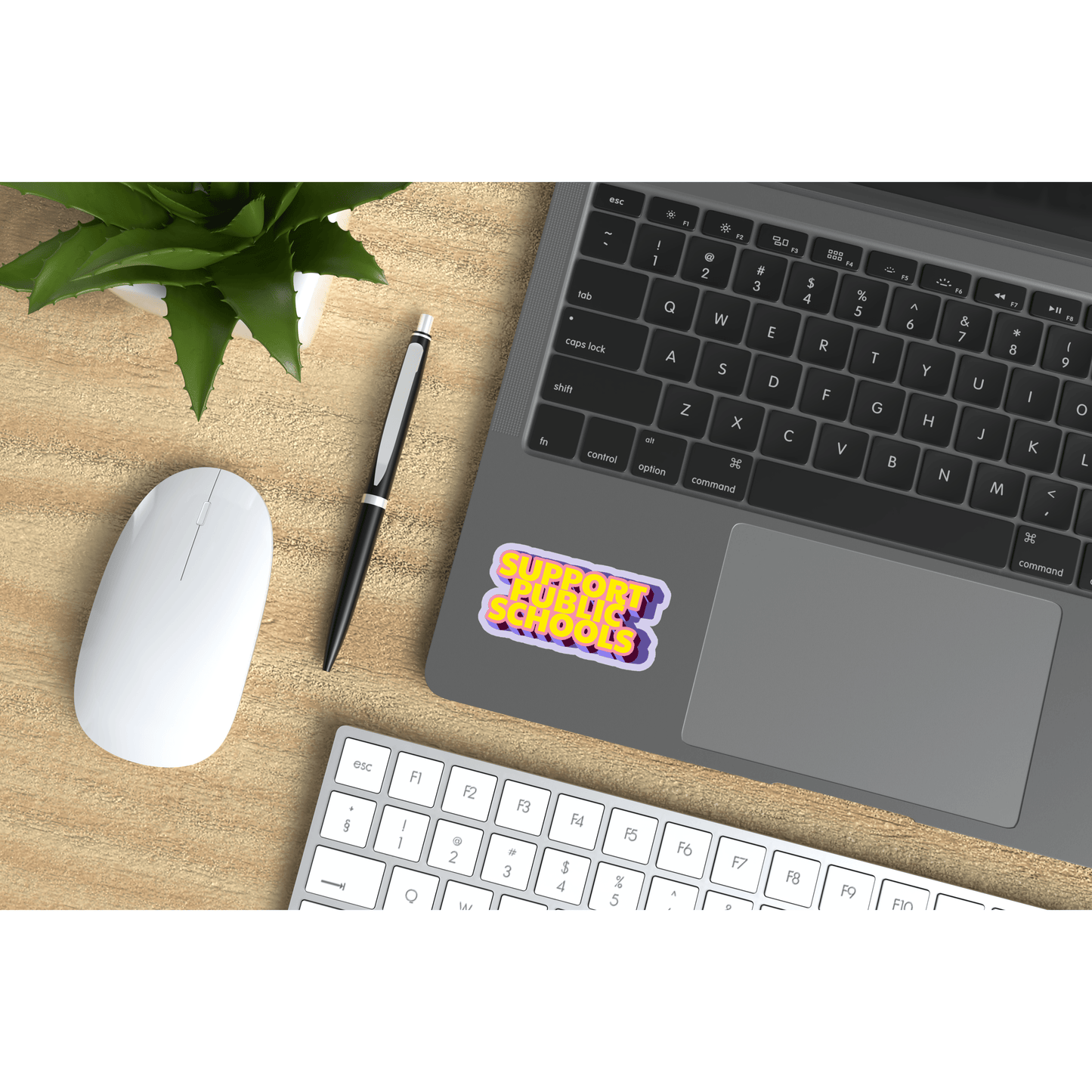 Support Public Schools Vinyl Sticker | Teacher Support, Education Advocacy Decal