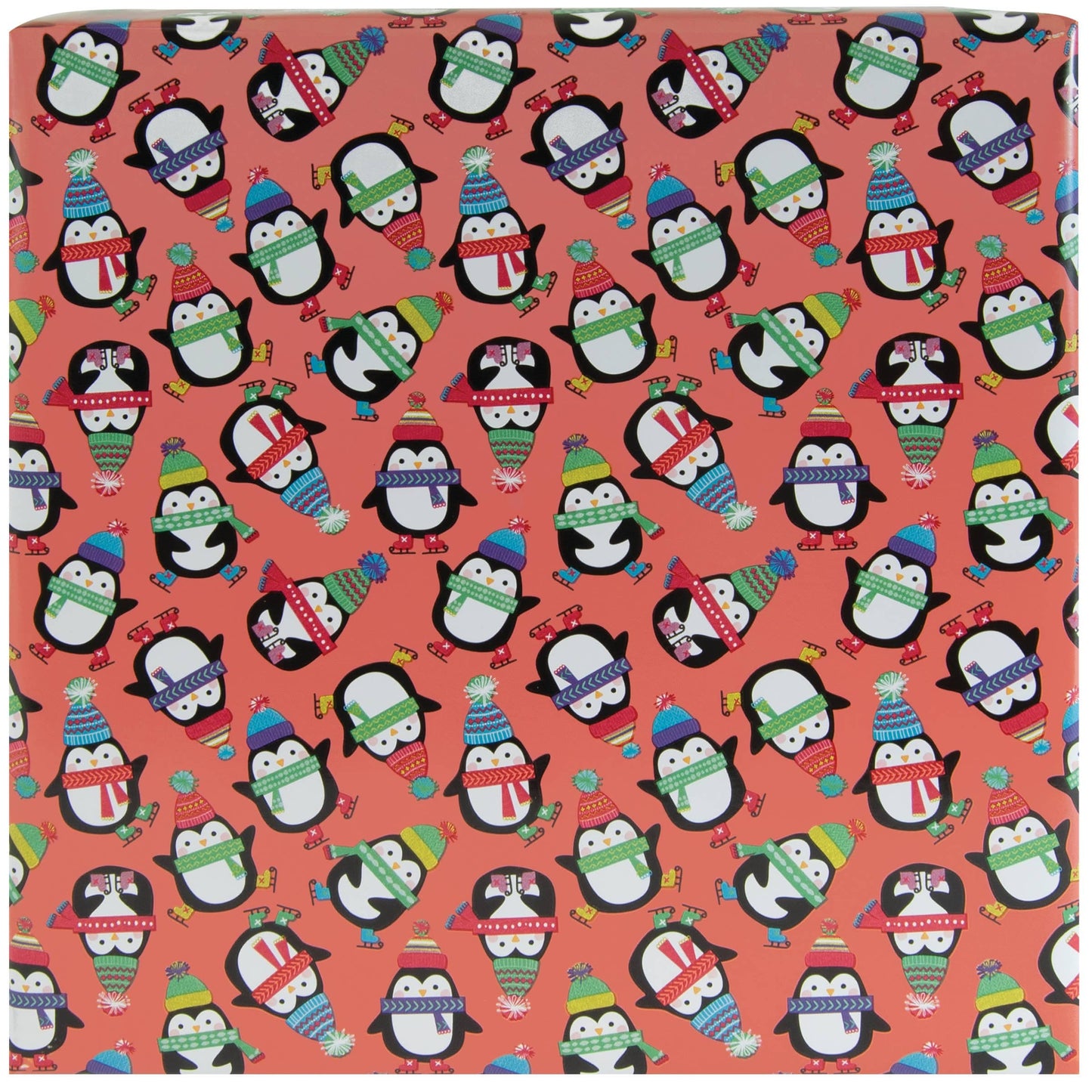 Roly Poly Penguins Wrapping Paper