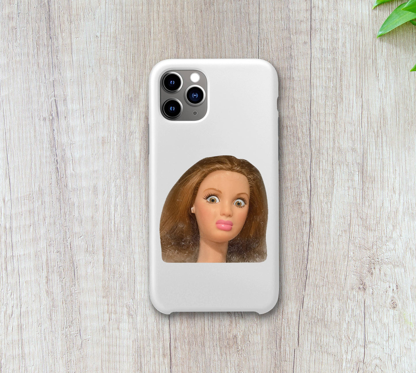 Funny Doll Face Sticker