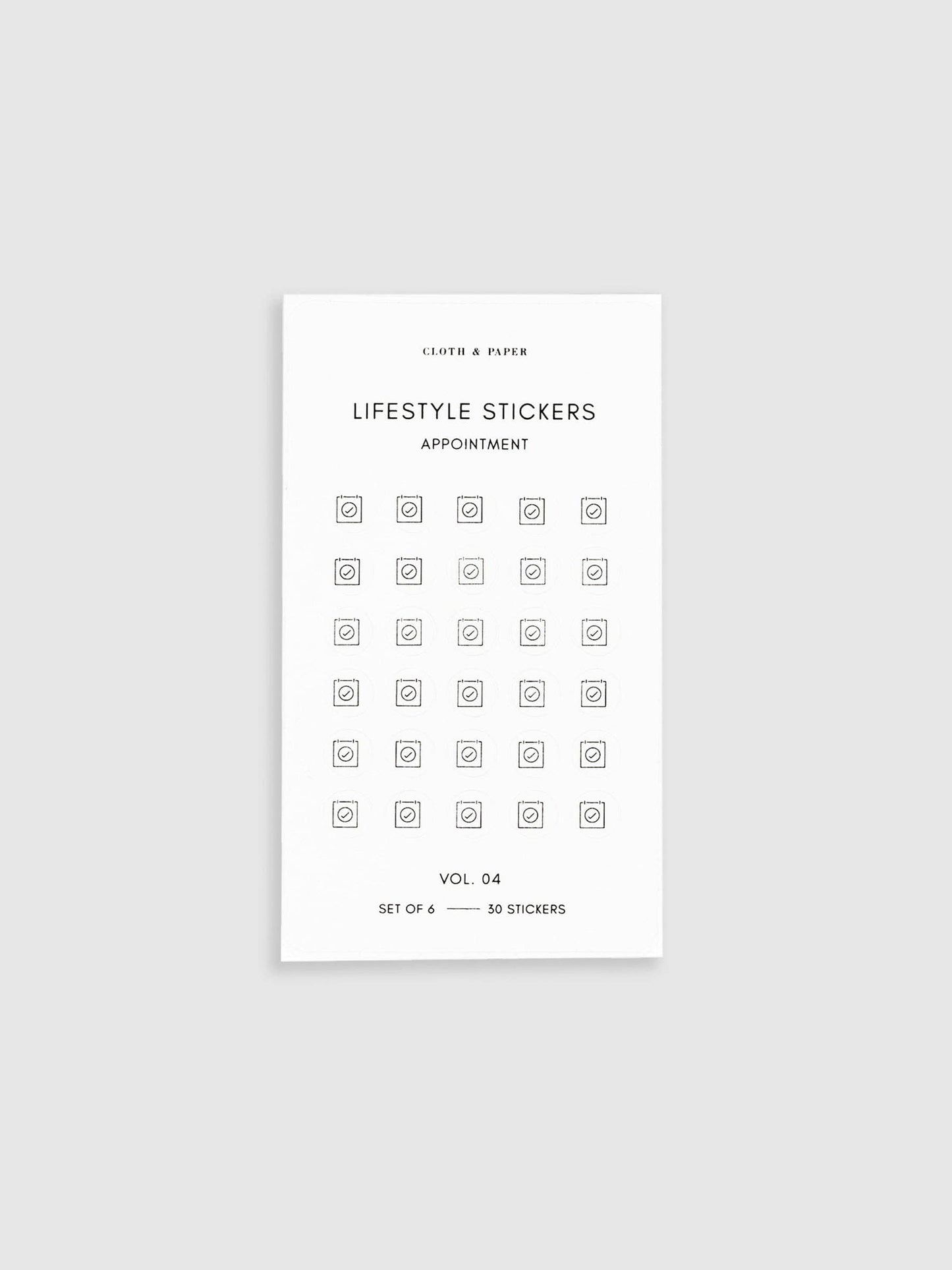 Mini Icon Stickers | Lifestyle: Transparent