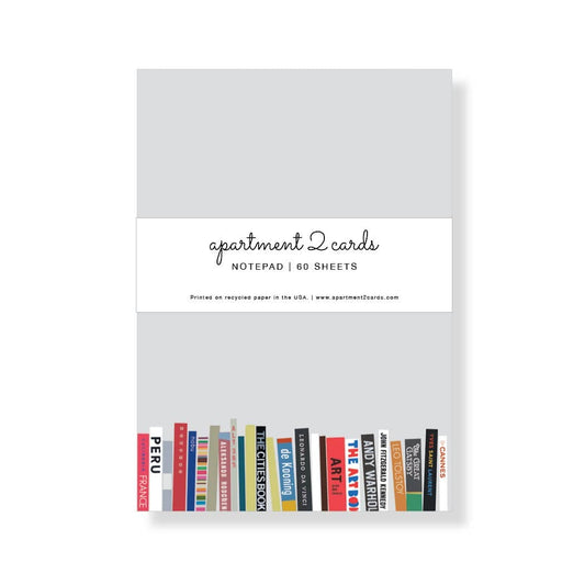 Curated Bookshelf 4.75x6.5" Notepad